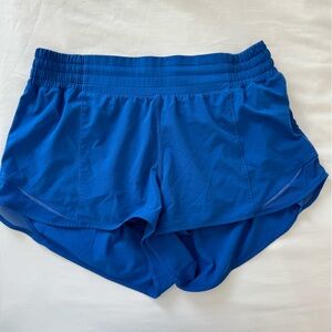 Lululemon Hotty Hot High Rise Lined Short 2.5” Size 10 Symphony Blue